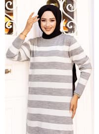 Grey - 600gr - Modest Dress