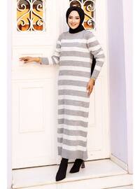 Grey - 600gr - Modest Dress