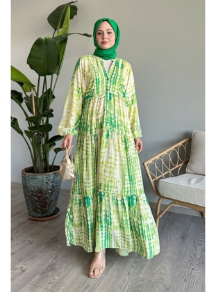 Green - Modest Dress - InStyle