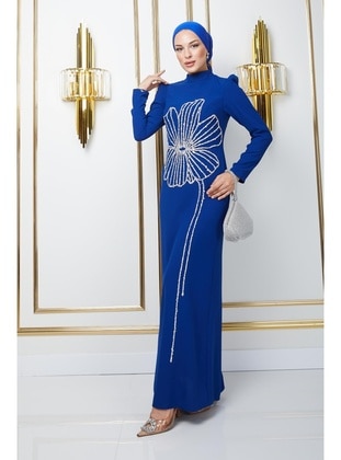 Saxe Blue - Evening Dresses - Olcay