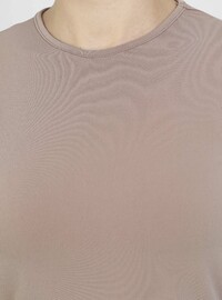 Damen Ärmelloses T-Shirt Latte Benin