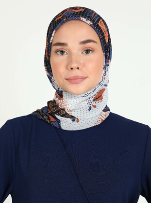 Black - Blue - Scarf - Miray