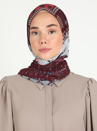 Burgundy - Scarf - Miray