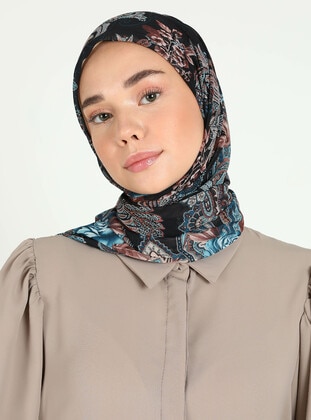 Black - Petrol - Scarf - Miray