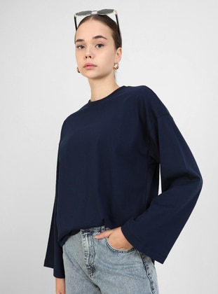 Navy Blue - Sweat-shirt - Benin