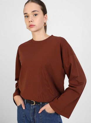 Brown - Sweat-shirt - Benin