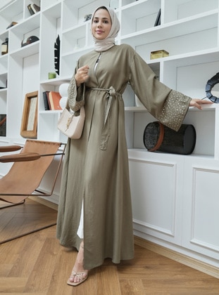 Khaki - Abaya - Neways