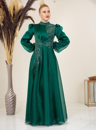 Emerald - Modest Evening Dress - Piennar