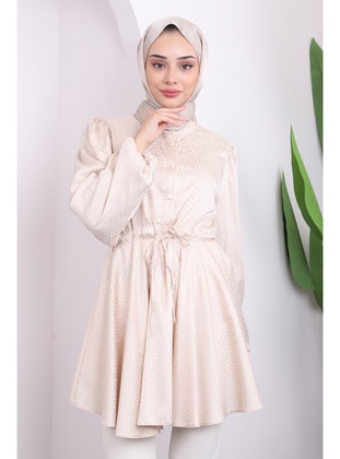 Beige - Tunic - İmaj Butik