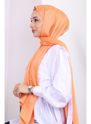 Orange - Shawl - İmaj Butik