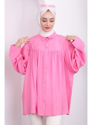 Pink - Blouses - İmaj Butik