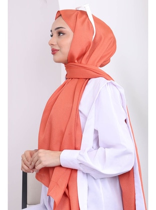 Salmon - Shawl - İmaj Butik