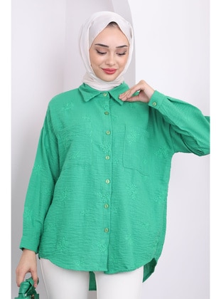 Green - Blouses - İmaj Butik