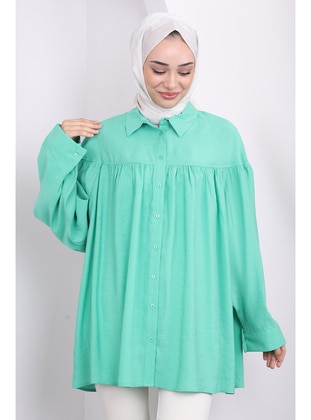 Green - Blouses - İmaj Butik