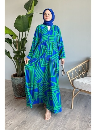 Green - Modest Dress - InStyle