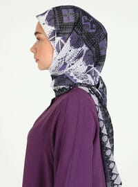 Black - Purple - Scarf