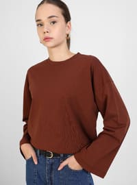 Brown - Sweat-shirt