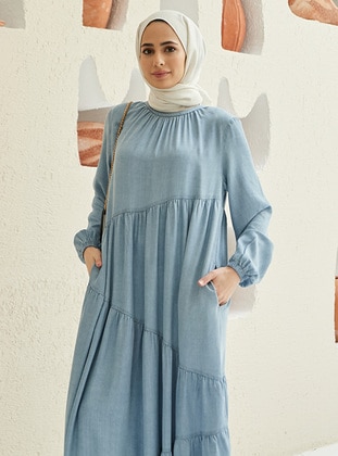 Blue - Modest Dress - Neways