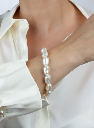 White - Bracelet - Pridza