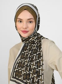 Desenli Şal - 70x180 cm Çok Renkli
