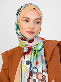Soft Bliss Şal Çok Renkli Tuva
