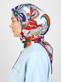 Çok Renkli Eşarp 90x90 cm