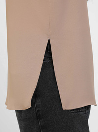 Damen Ärmelloses T-Shirt Latte Benin