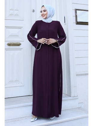 Maroon - Abaya - Tesettür Dünyası