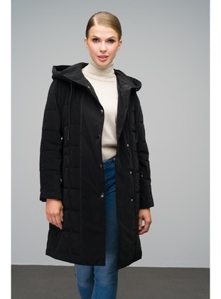 Black - Puffer Jackets - Olcay