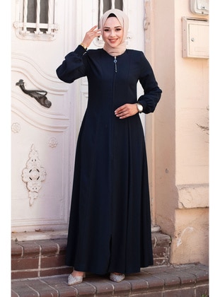 Navy Blue - Abaya - Tesettür Dünyası