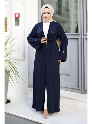 Navy Blue - Abaya - Tesettür Dünyası