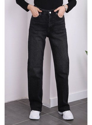 Anthracite - Denim Trousers - İmaj Butik