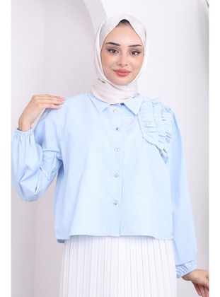 Baby Blue - Blouses - İmaj Butik