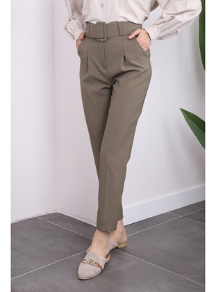 Khaki - Pants - İmaj Butik