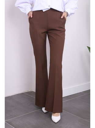 Brown - Pants - İmaj Butik