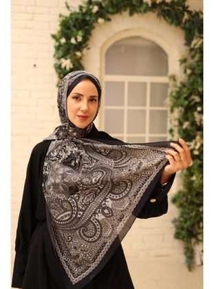 Multi Color - Shawl - Silk Home