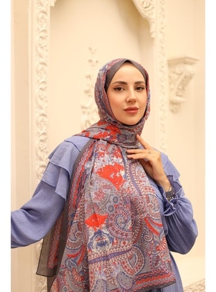 Multi Color - Shawl - Silk Home