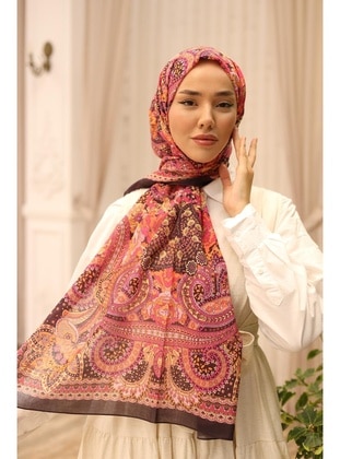 Multi Color - Shawl - Silk Home