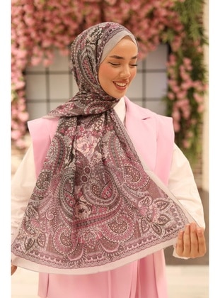 Multi Color - Shawl - Silk Home