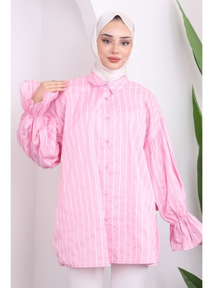 Pink - Blouses - İmaj Butik