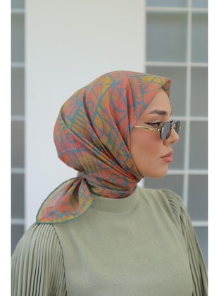 Multi Color - Scarf - Silk Home