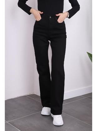 Black - Denim Trousers - İmaj Butik