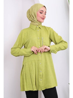 Olive Green - Tunic - İmaj Butik