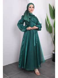 Emerald - Fully Lined - Modest Evening Dress