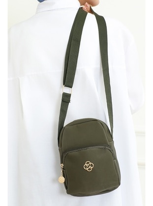 Khaki - Shoulder Bags - Bestenur