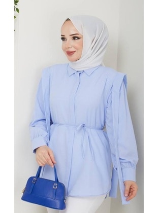 Blue - Tunic - Nergis Neva