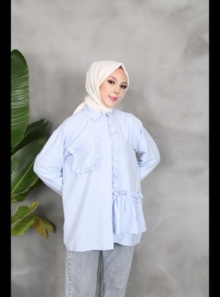 Blue - Tunic - Nergis Neva