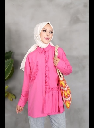 Pink - Tunic - Nergis Neva