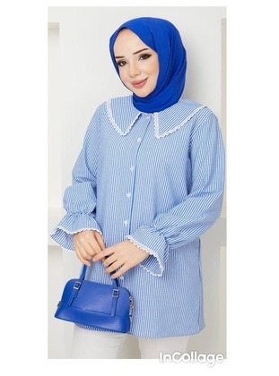 Blue - Tunic - Nergis Neva