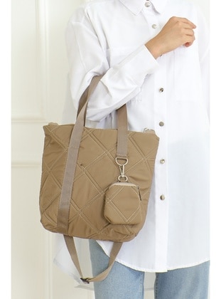 Brown - Shoulder Bags - Bestenur